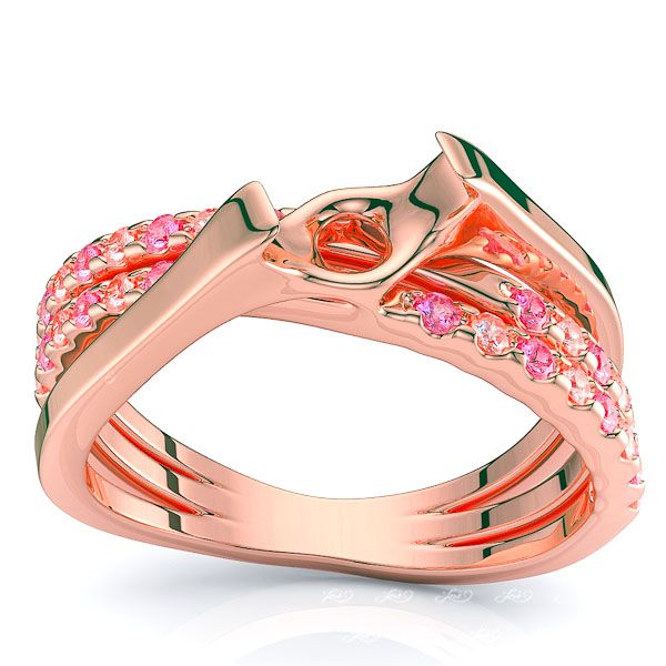 Rose Diamond and Pink Sapphire