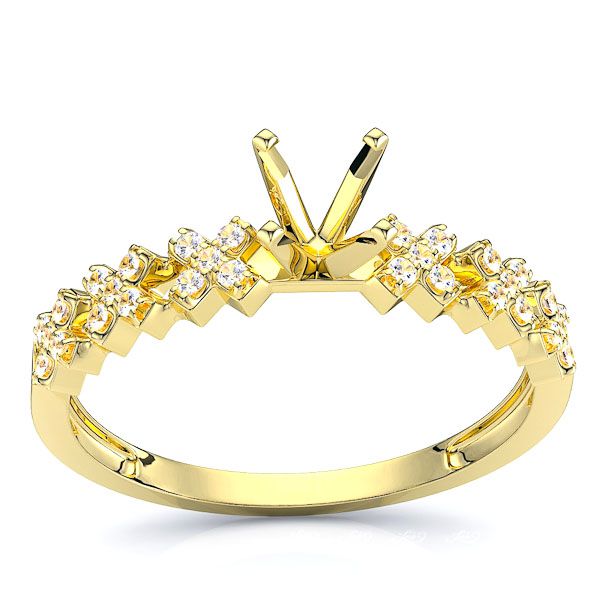 Delaware Fancy Engagement Ring