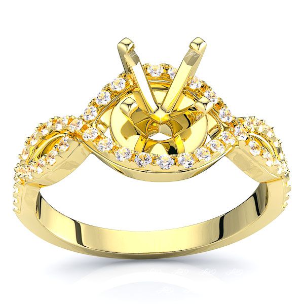 Kansas Fancy Engagement Ring