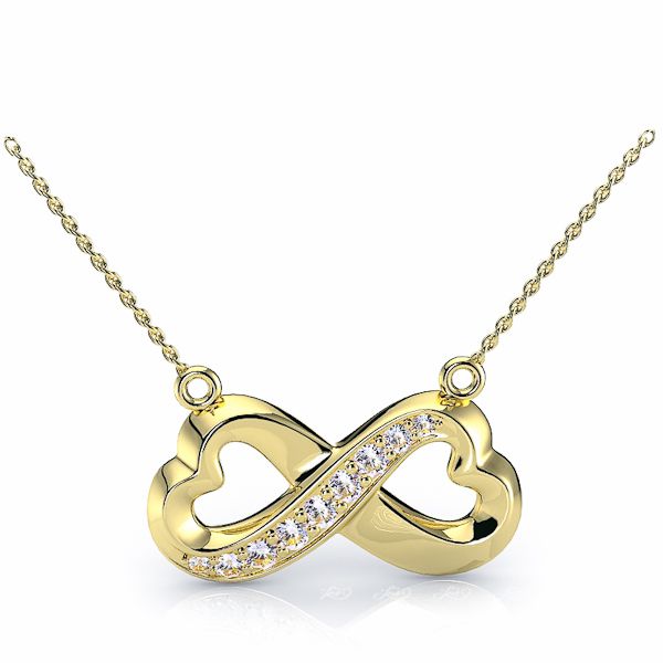 Arnaude Diamond Heart Pendant