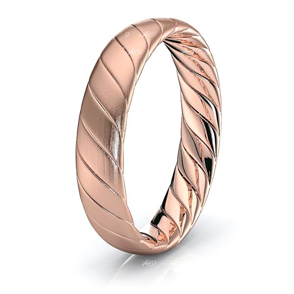 Noah Hand Woven Mens Wedding Ring