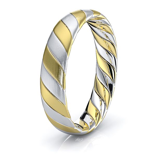 Noah Hand Woven Mens Wedding Ring