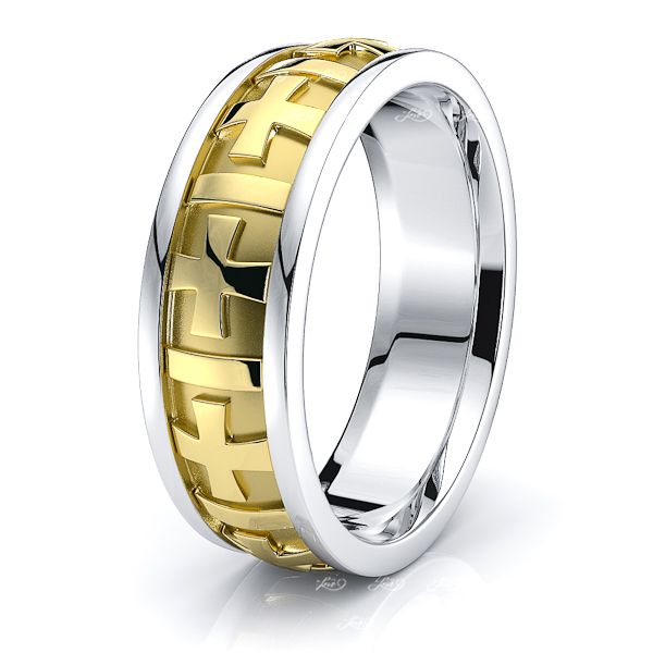 Michael Christian Hand Woven Mens Wedding Band