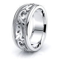 Matthew Antique Handmade Mens Wedding Ring