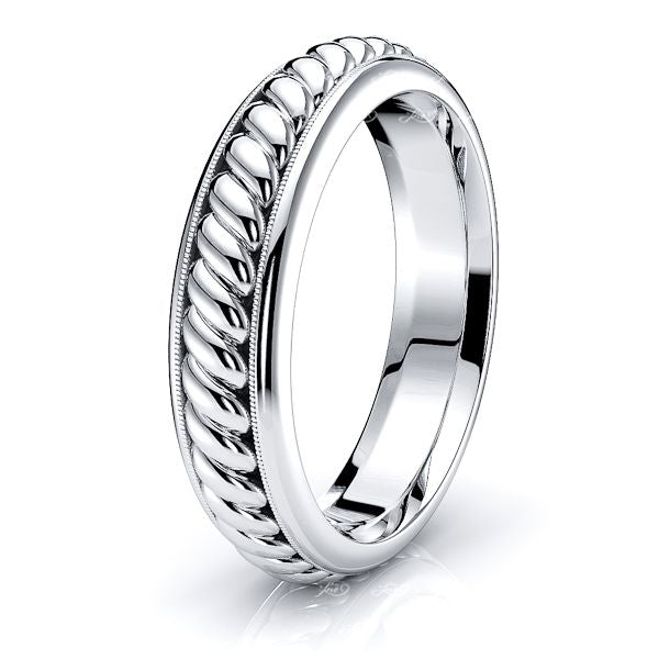 Sebastian Mens Hand Braided Wedding Band