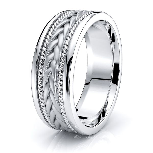 Colin Hand Woven Mens Wedding Ring