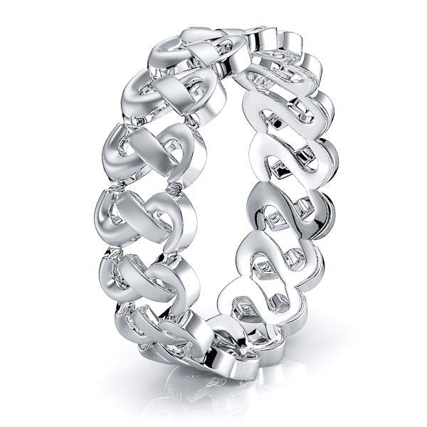 Silas Hand Woven Womens Wedding Ring