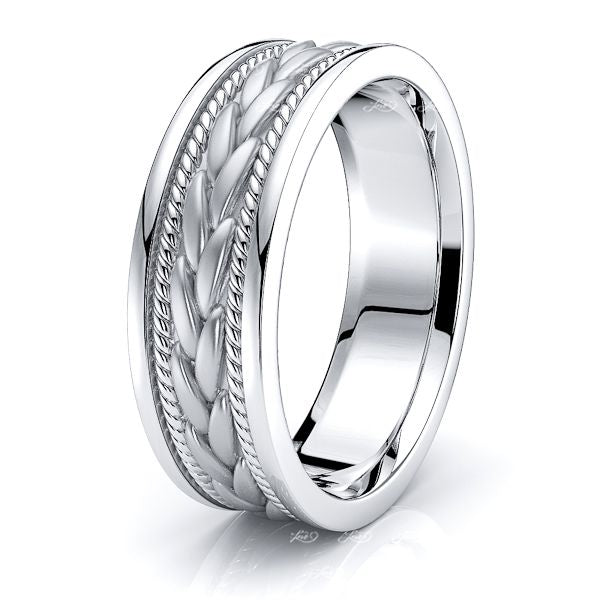 Ryker Hand Woven Mens Wedding Band