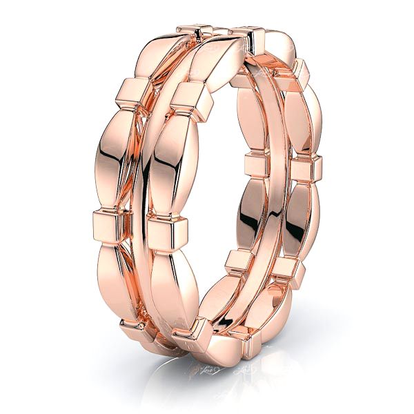 Harrison Handmade Mens Celtic Wedding Band