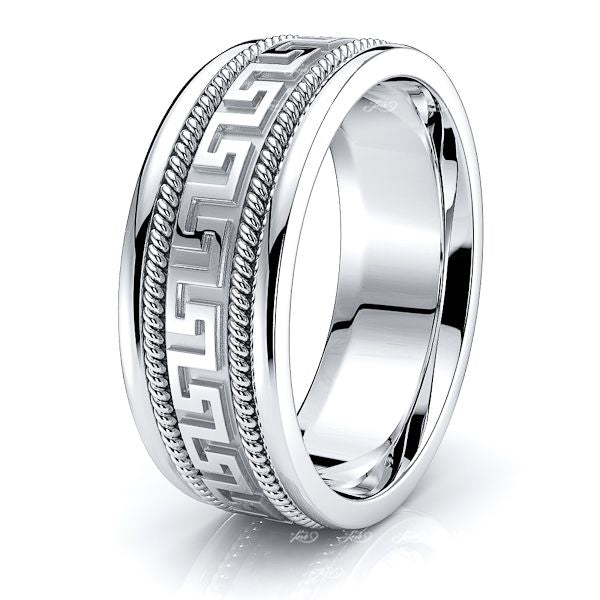 Otto Mens Hand Braided Wedding Band
