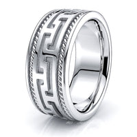 Harry Mens Hand Braided Wedding Band