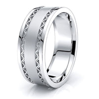 Maverick Mens Hand Braided Wedding Band