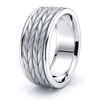 Harvey Mens Hand Braided Wedding Ring