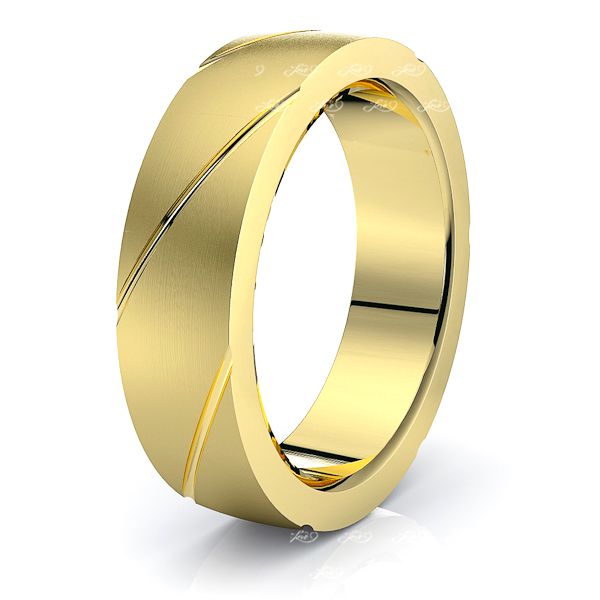Raphael Solid 6mm Mens Wedding Ring