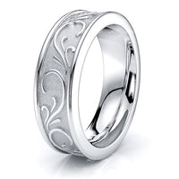 Thalia Solid 7mm Mens Wedding Band