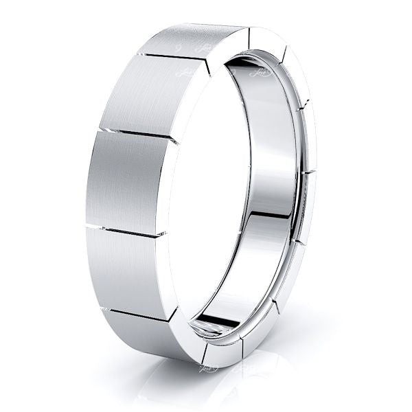 Philippa Solid 6mm Mens Wedding Ring