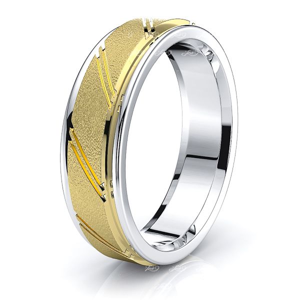 Minerva Solid 6mm Mens Wedding Ring