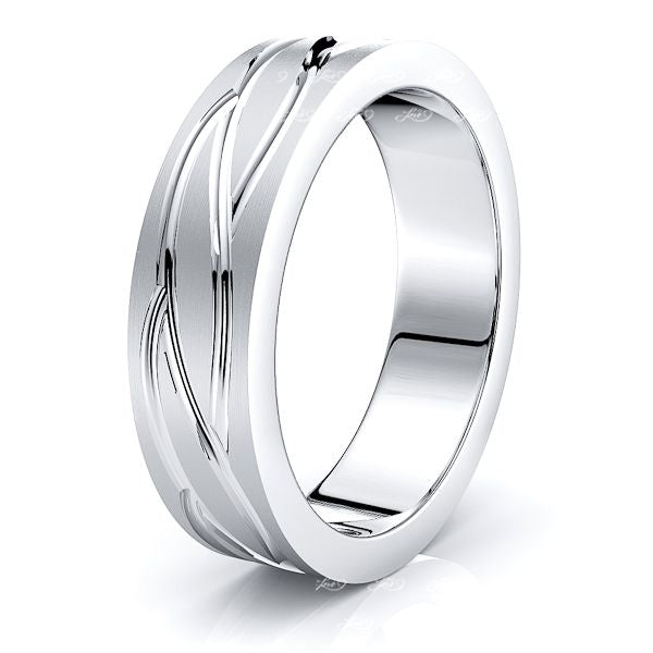 Francine Solid 7mm Mens Wedding Band