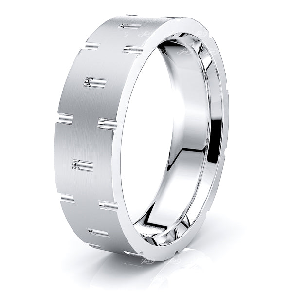 Alana Solid 6mm Mens Wedding Band