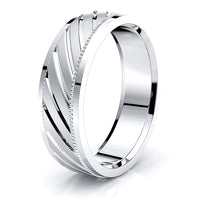 Summer Solid 6mm Mens Wedding Band