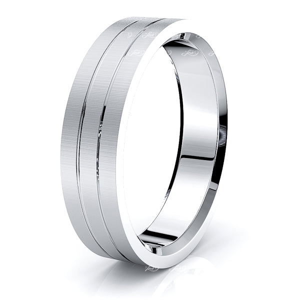 Ainsley Solid 6mm Womens Wedding Ring