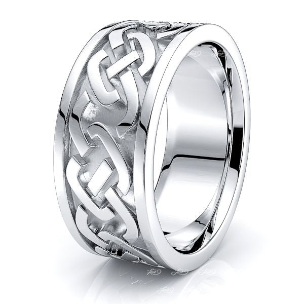 Davin Mens Celtic Wedding Band