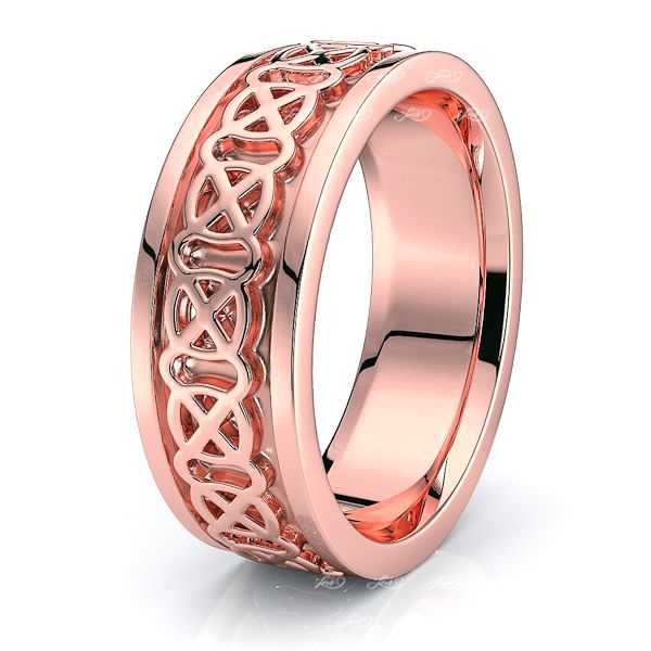 Lore Celtic Knot Mens Wedding Ring