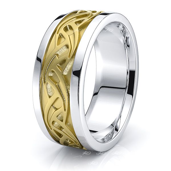 Orin Celtic Knot Mens Wedding Band