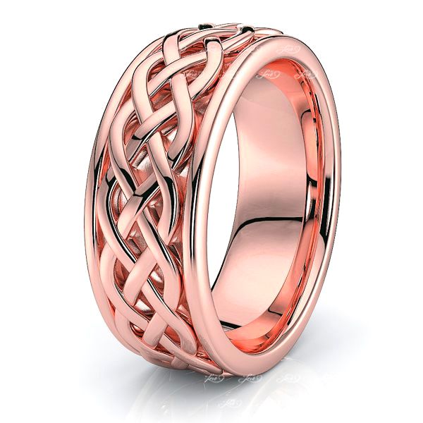 Alroy Celtic Knot Mens Wedding Ring