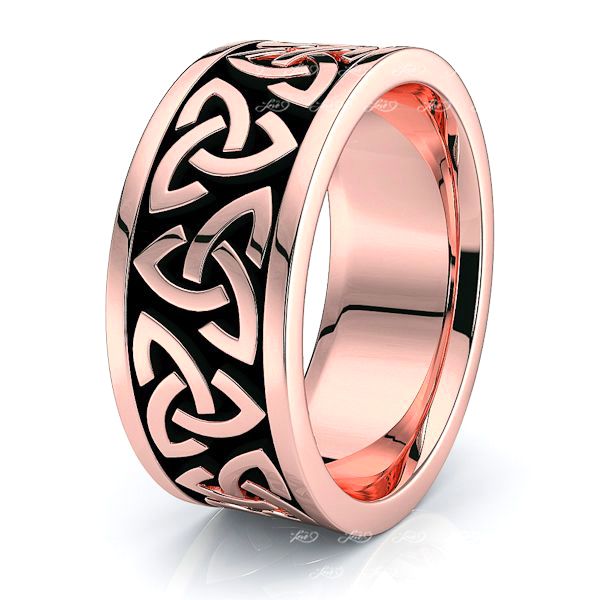 Ryan Trinity Knot Mens Celtic Wedding Band