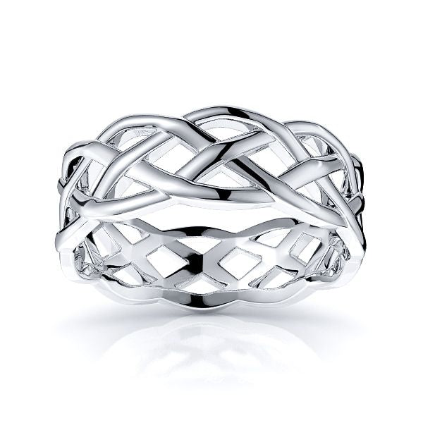 Cymbaline Celtic Knot Mens Wedding Ring