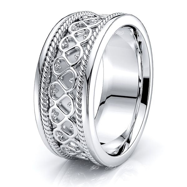 Adaryn Celtic Knot Mens Wedding Ring
