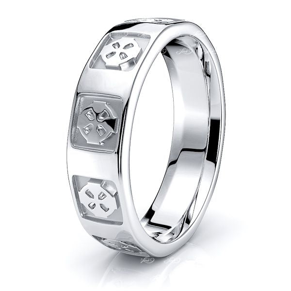 Tyler Celtic Cross Womens Wedding Ring