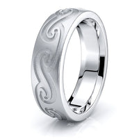 Logan Celtic Knot Mens Wedding Ring