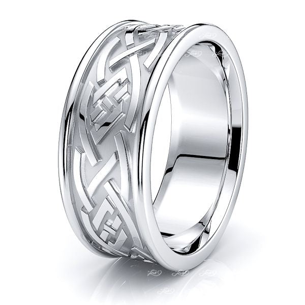 Shannon Celtic Knot Mens Wedding Band