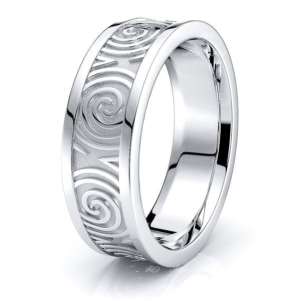 Blair Celtic Knot Mens Wedding Ring