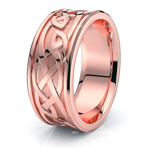 Liam Celtic Knot Mens Wedding Band
