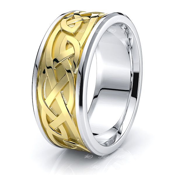 Liam Celtic Knot Mens Wedding Band