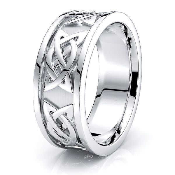 Calder Celtic Knot Womens Wedding Band