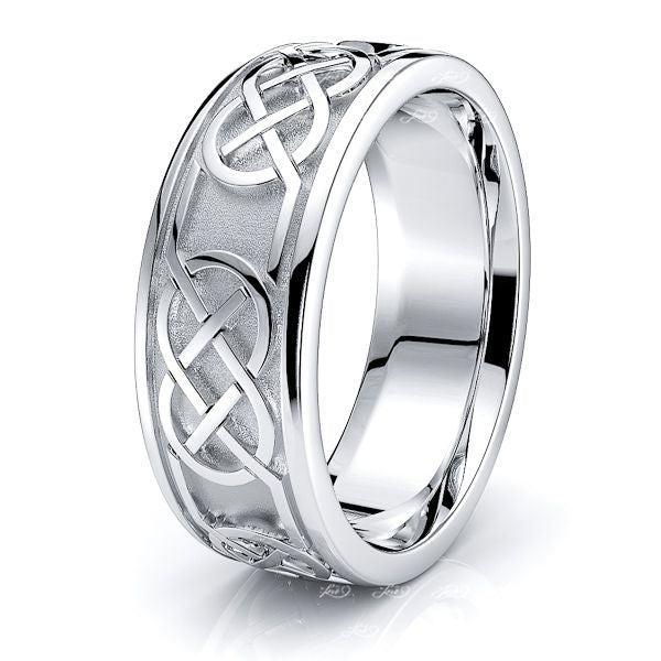 Teagan Celtic Knot Womens Wedding Ring