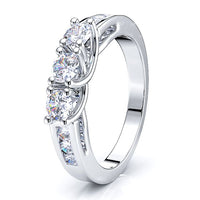 Igerne Prong Set Women Anniversary Wedding Ring