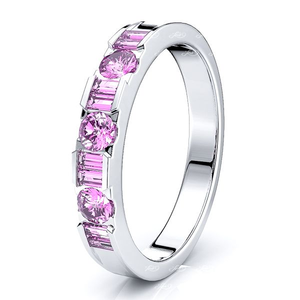 White Pink Sapphire