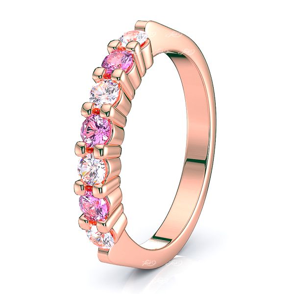 Rose Diamond and Pink Sapphire