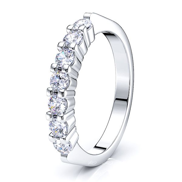 Vincenza Prong Set Women Anniversary Wedding Band