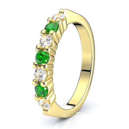 Yellow Diamond and Emerald