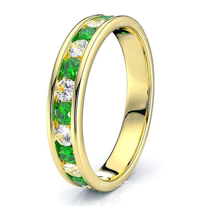 Yellow Diamond and Emerald