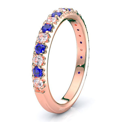 Rose Diamond and Blue Sapphire