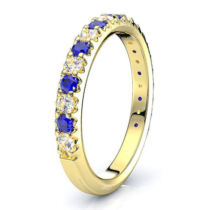 Yellow Diamond and Blue Sapphire