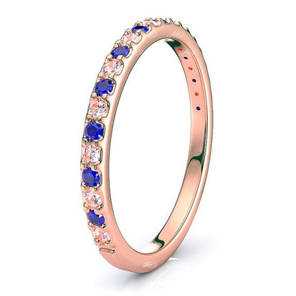 Rose Diamond and Blue Sapphire