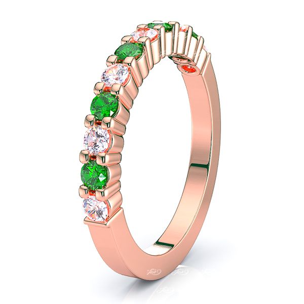 Rose Diamond and Emerald